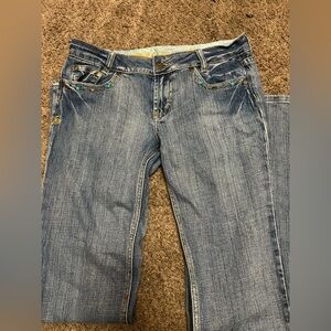 Adiktd Women's Blue Boot Cut Jeans